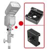 Bloepum 2Set 1/4 Thread Cold Hot Shoe Mount Adapter for DSLR Camera Cage Rig/Flash/LED Light/Microphone/Monitor Mounting view 2