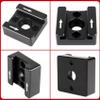 Bloepum 2Set 1/4 Thread Cold Hot Shoe Mount Adapter for DSLR Camera Cage Rig/Flash/LED Light/Microphone/Monitor Mounting view 3