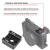 Bloepum 2Set 1/4 Thread Cold Hot Shoe Mount Adapter for DSLR Camera Cage Rig/Flash/LED Light/Microphone/Monitor Mounting view 4