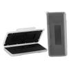 Angoily 2pcs Ssd Hard Drive Carrying Case Shockproof Storage Box for Enclosure for Safe Storage Grey