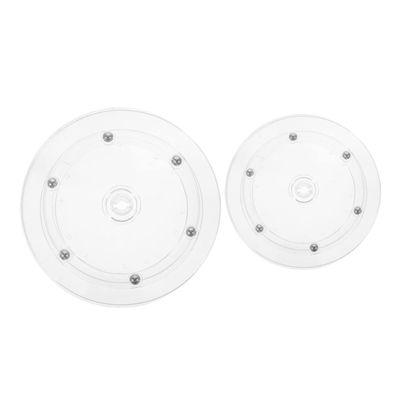 Cabilock Rotating Display Turntable Plastic Turntable for Home 4 Inches Diameter Smooth Rotation