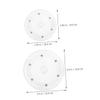 Cabilock Rotating Display Turntable Plastic Turntable for Home 4 Inches Diameter Smooth Rotation view 2