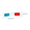 OSALADI 60pcs Glasses for Home Movies Paper Anaglyph Glasses Non-Toxic Comfortable Share Friends Family view 2