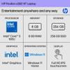 HP Pavilion x360 14 inch 2-in-1 Laptop PC, FHD Touchscreen Display, Intel Core 3 100U, 8 GB RAM, 256 GB SSD, Intel Graphics, Windows 11 Home, Space Blue, 14-ek2000nr view 2