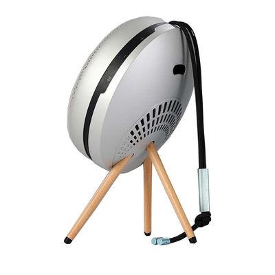 Upgraded Stand for Bang & Olufsen Beoplay A1 2nd Gen/Beosound A1 Wireless Bluetooth Speaker, Desktop Kickstand Holder(Silver with Beech Legs)