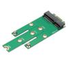 Bloepum 3X Msata Mini PCI-E 3.0 Ssd to Ngff M.2 B Key Interface Adapter Card view 2