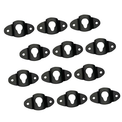 ARTIBETTER 20pcs Speaker Wall Mount Hooks Hanger Hooks for Speaker Hanging Bracket Iron Strong Bearing Plate Surround Sound Box