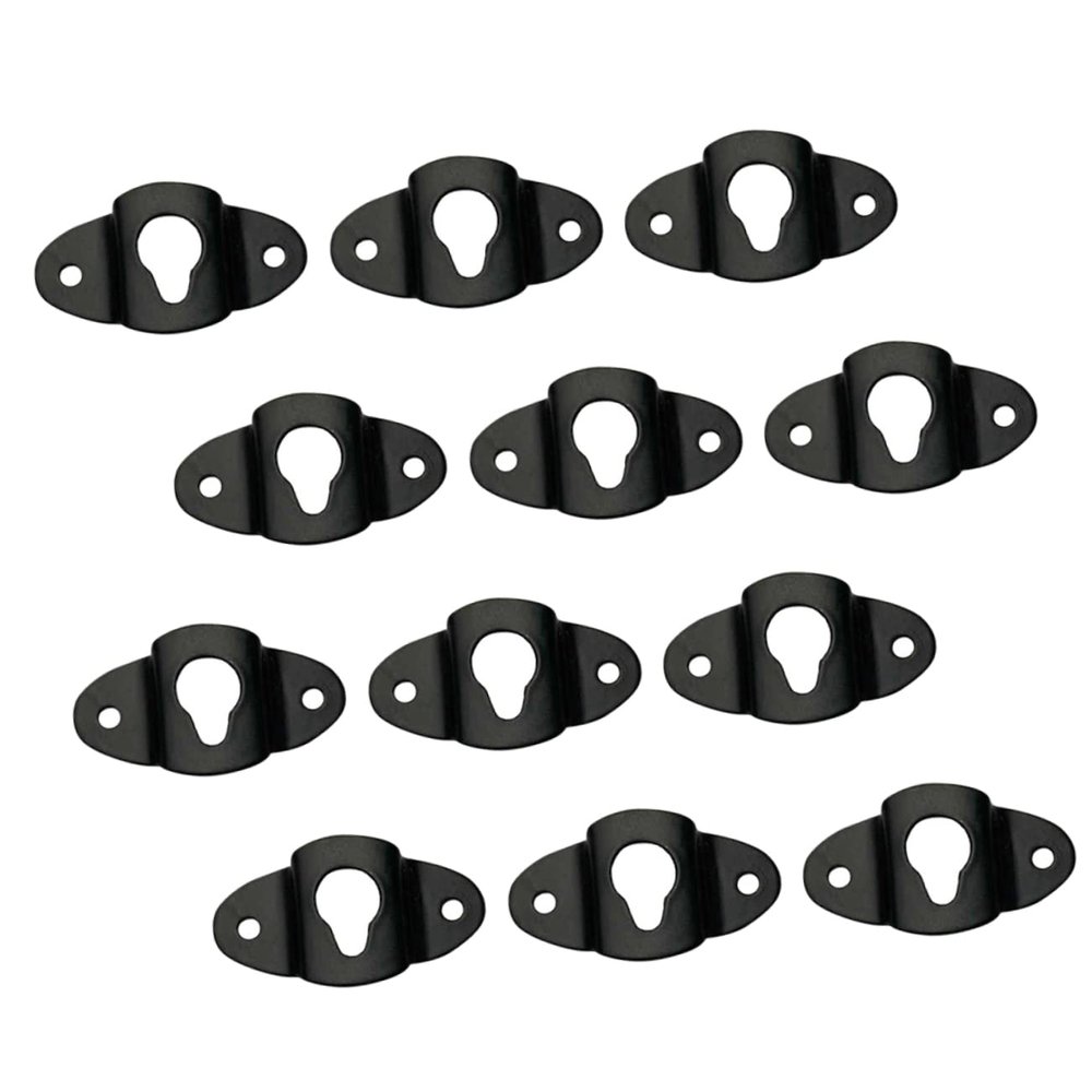 ARTIBETTER 20pcs Speaker Wall Mount Hooks Hanger Hooks for Speaker Hanging Bracket Iron Strong Bearing Plate Surround Sound Box