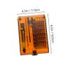 Artibetter 1set Screwdriver Compact Mobile Tool Kit Storage Case Electronics Disassembly Repairing Tools Lightweight for view 2