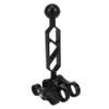 Bloepum Aluminum Alloy Scuba Diving Light Torch Dual Ball Joint Arm and 1 Set Butterfly Clip Clamp Mount view 2