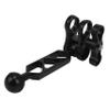 Bloepum Aluminum Alloy Scuba Diving Light Torch Dual Ball Joint Arm and 1 Set Butterfly Clip Clamp Mount view 3
