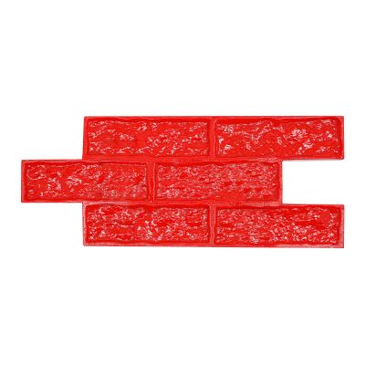 EUVAROMEX Concrete Stamp Mat, Cement Concrete Wall & Floor Mat Texturing Skin Slate Seamless Texture with Handles, 19.29 * 7.87 * 0.79 in/882