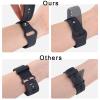 4 Pack Silicone Bands Compatible with Fitbit Versa 2 / Versa Band/Lite/SE, Classic Soft Straps Replacement Sport Wristbands for Women Men (4Pack I) view 3
