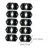 Holibanna 10pcs Iron Speaker Hanger Bracket Durable Audio Speaker Hook with Mounting Screws for Surround Sound Installation Easy to Use Wall Mount Bracket view 4