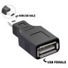 2 Pack USB 2.0 Type A Female to Mini USB 5-Pin Male/Female Adapter Converter - High-Speed Data Transfer & Charging Compatible with Cameras, Printers, Audio Devices and More view 3