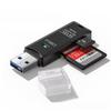 2-in-1 USB 3.0 Card Reader, SD/TF Memory Card Adapter, USB Flash Drive for PC Laptops view 1