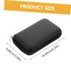 Angoily Electronics Organizer Bag Travel Case for Cables Power Bank Headphones Versatile Cord Storage for Home Office and Travel Use view 2