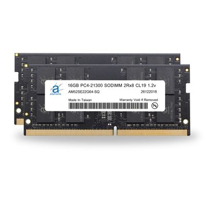Adamanta 32GB (2x16GB) Compatible for Dell Latitude 7400 Laptop DDR4 2666MHz PC4-21300 SODIMM 2Rx8 CL19 1.2v Notebook Memory Module Upgrade RAM
