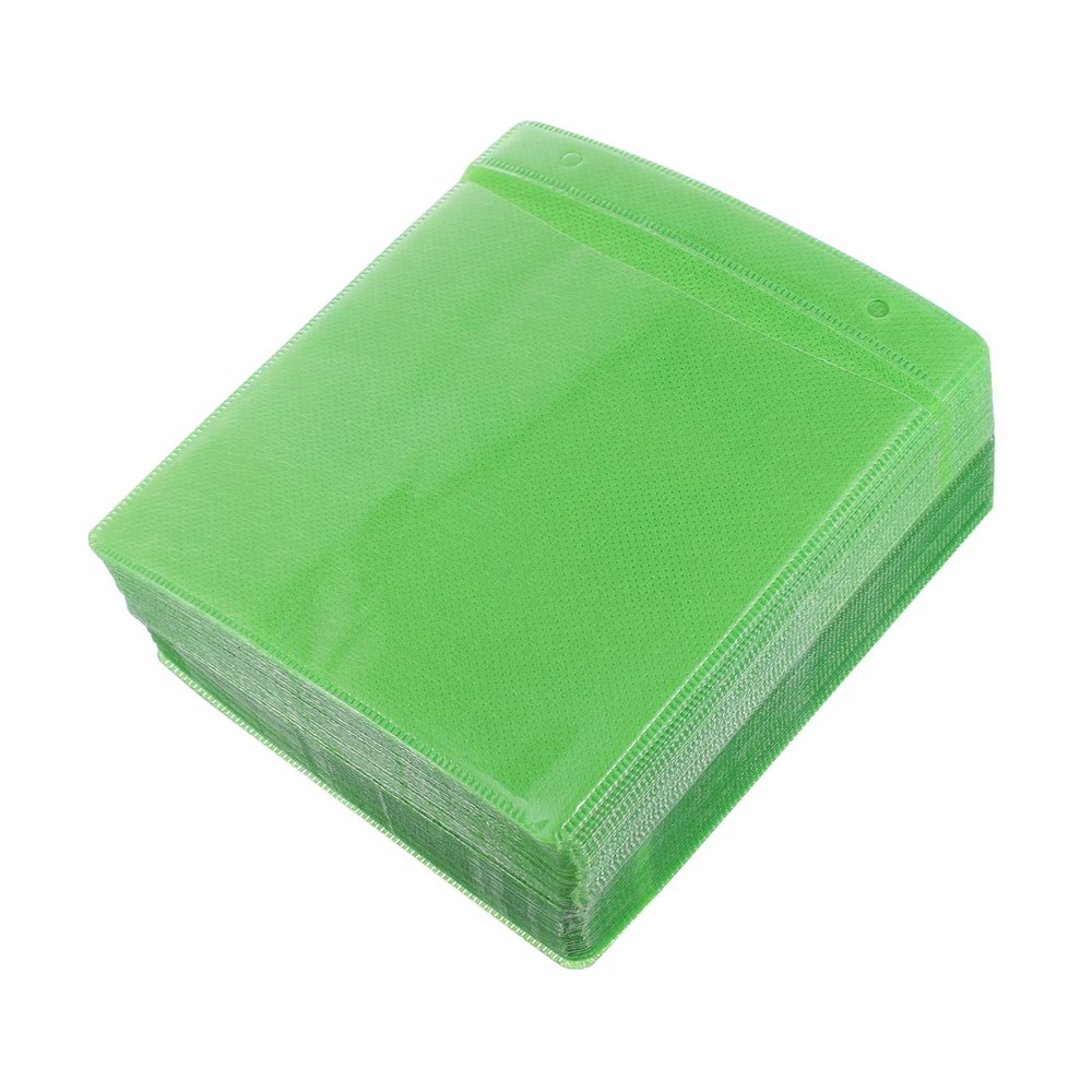 FELTECHELECTR 200pcs Cd DVD Storage Binder Cd Sleeves Disc Case for Music Game Computer Discs Random Color