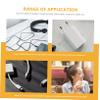 Angoily Hard Drive Case Electronics Organizer Tech Organizer Travel Cord Storage Bag for Cables Chargers Power Banks Earbuds and Memory Cards view 3