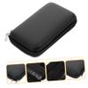 Angoily Hard Drive Case Electronics Organizer Tech Organizer Travel Cord Storage Bag for Cables Chargers Power Banks Earbuds and Memory Cards view 4