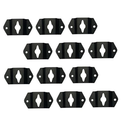 Holibanna 20pcs Speaker Hanger Bracket Wall Mount Audio Bracket for Hanging Speakers Hooks Small Surround Mounting Plates