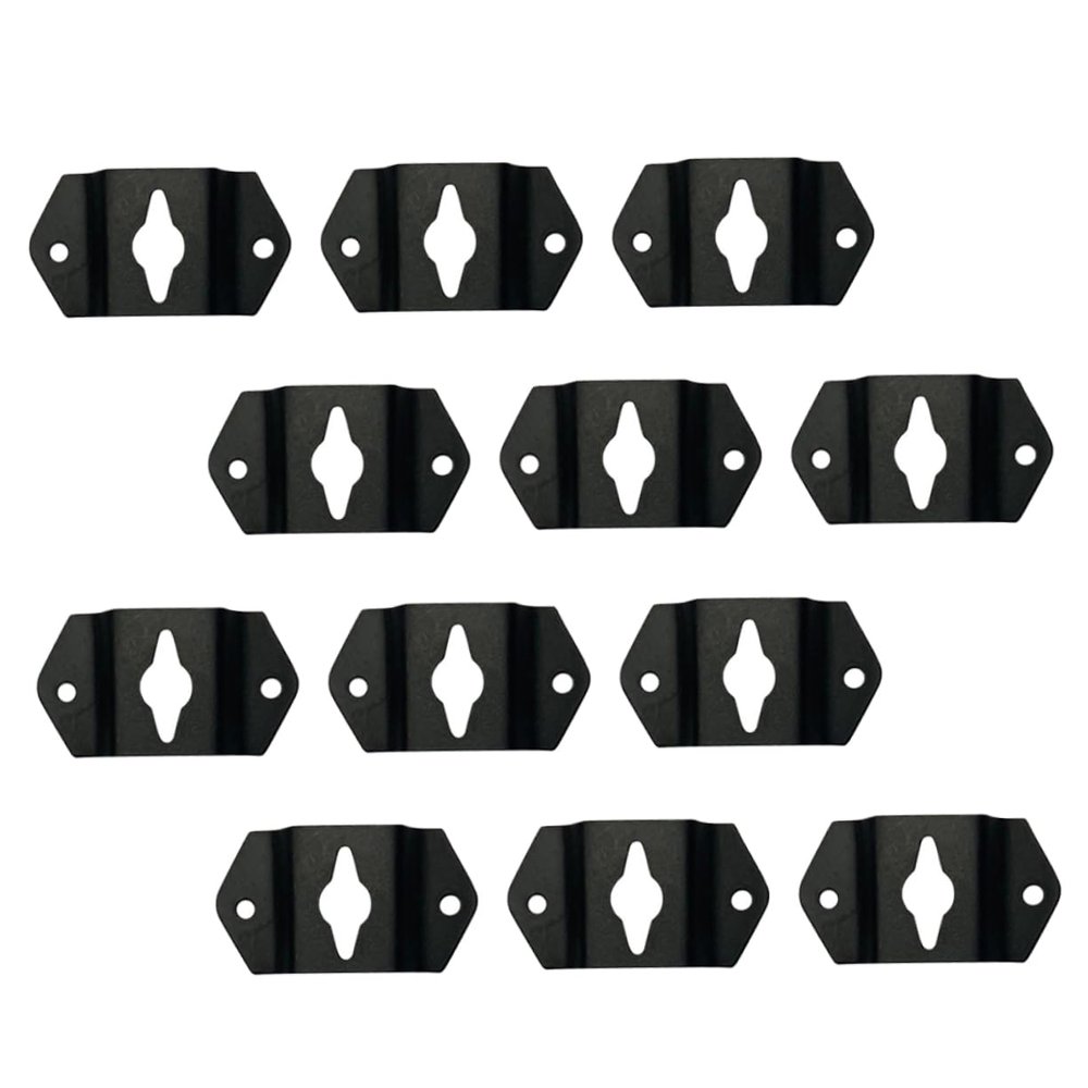 Holibanna 20pcs Speaker Hanger Bracket Wall Mount Audio Bracket for Hanging Speakers Hooks Small Surround Mounting Plates