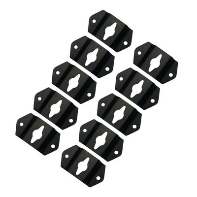 ARTIBETTER 10pcs Wall Speaker Mount Hooks Small Hooks for Hanging Surround Speaker Hanger Accessories Bracket Iron Plate Connector