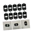ARTIBETTER 10pcs Wall Speaker Mount Hooks Small Hooks for Hanging Surround Speaker Hanger Accessories Bracket Iron Plate Connector view 2