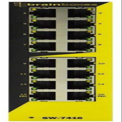 Industrial 14x 10/100 & 2x 1G Ethernet Switch by Brainboxes