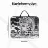 14in Laptop Case Sleeve Bag  Snow Leopard Full Print Design, Ideal for Business Travel and Daily Commute view 4