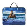 14in Laptop Case Sleeve Bag  Running Horse Full Print Design, Ideal for Business Travel and Daily Commute view 1