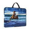 14in Laptop Case Sleeve Bag  Running Horse Full Print Design, Ideal for Business Travel and Daily Commute view 4