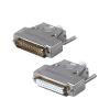 DB9 DB15 DB25 Pin Serial Port Connector Female Male Shell Socket Metal Plug Head 2 Rows Copper COM Adapter RS232 DP Joint(DB9 pin-Metal,Male Insert) view 2