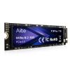 Aiibe X16Plus 1TB NVMe M.2 SSD Internal Solid State Drive PCIe 4.0 M.2 2280 1TB SSD Read Speeds Up to 7450MB/s for Laptop, PC, Gaming, Video Editing, PS5 view 1