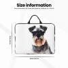 14in Laptop Case Sleeve Bag  Well-Behaved Schnauzer Full Print Design, Ideal for Business Travel and Daily Commute view 4
