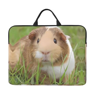 14in Cute Guinea Pig Print Laptop Case Sleeve Bag - Travel-Friendly Accessory for Business, and Everyday Use