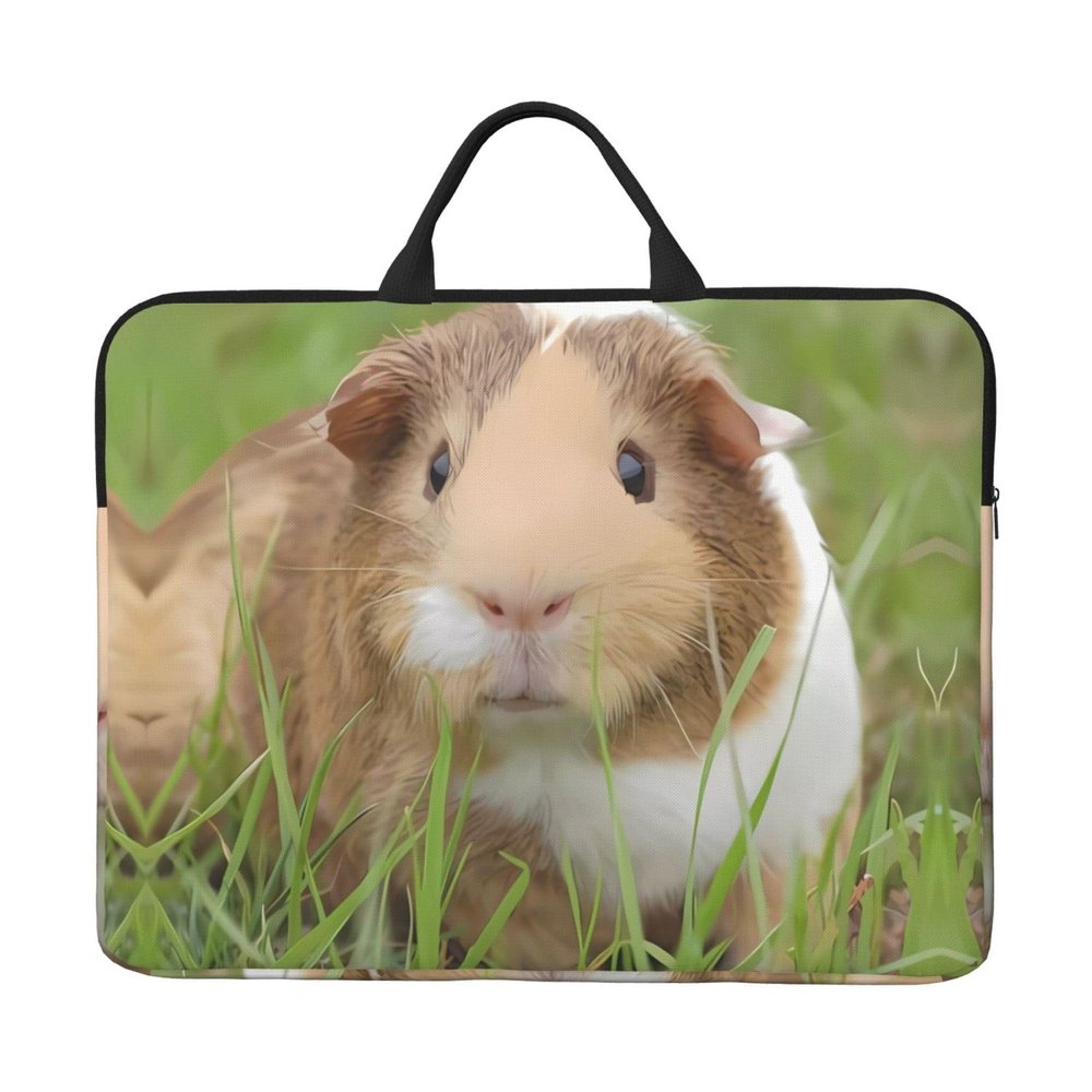 14in Cute Guinea Pig Print Laptop Case Sleeve Bag - Travel-Friendly Accessory for Business, and Everyday Use