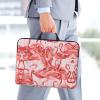 14in Laptop Case Sleeve Bag  Flamingo Full Print Design, Ideal for Business Travel and Daily Commute view 2