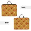 14in Buttered Bread Print Laptop Case Sleeve Bag - Travel-Friendly Accessory for Business, and Everyday Use view 3