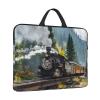 14in Laptop Case Sleeve Bag  Steam Train Full Print Design, Ideal for Business Travel and Daily Commute view 2
