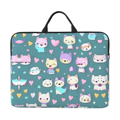 14in Cute Little Fox Print Laptop Case Sleeve Bag - Travel-Friendly Accessory for Business, and Everyday Use