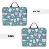 14in Cute Little Fox Print Laptop Case Sleeve Bag - Travel-Friendly Accessory for Business, and Everyday Use view 3