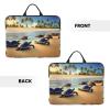 14in Turtles on The Beach Print Laptop Case Sleeve Bag - Travel-Friendly Accessory for Business, and Everyday Use view 3