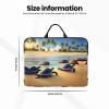 14in Turtles on The Beach Print Laptop Case Sleeve Bag - Travel-Friendly Accessory for Business, and Everyday Use view 4