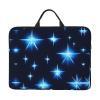 14in Cartoon blue star Print Laptop Case Sleeve Bag  Shock-Resistant Padded Interior, Perfect for Business and Daily Commute view 1