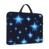 14in Cartoon blue star Print Laptop Case Sleeve Bag  Shock-Resistant Padded Interior, Perfect for Business and Daily Commute view 2