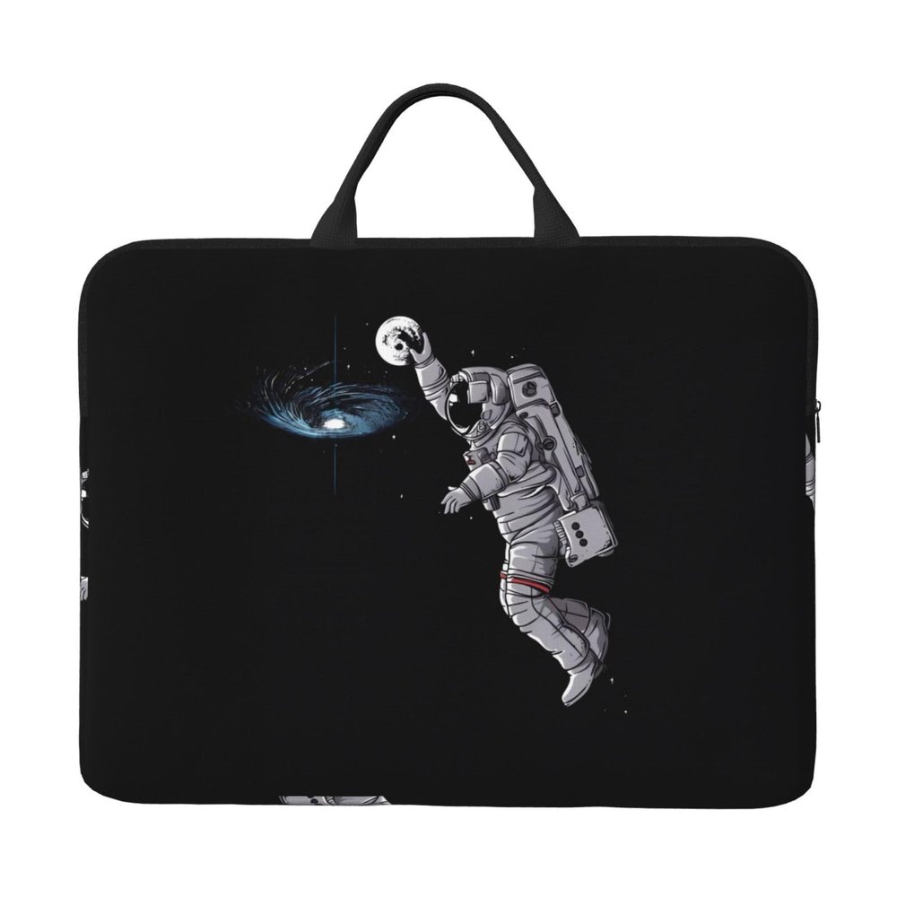 14in Laptop Case Sleeve Bag  Astronaut Space Basketball Full Print Design, Ideal for Business Travel and Daily Commute