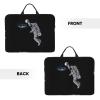 14in Laptop Case Sleeve Bag  Astronaut Space Basketball Full Print Design, Ideal for Business Travel and Daily Commute view 3