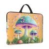 14in Fantasy Mushroom Print Laptop Case Sleeve Bag - Travel-Friendly Accessory for Business, and Everyday Use view 2